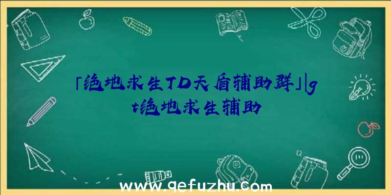 「绝地求生TD天盾辅助群」|gt绝地求生辅助